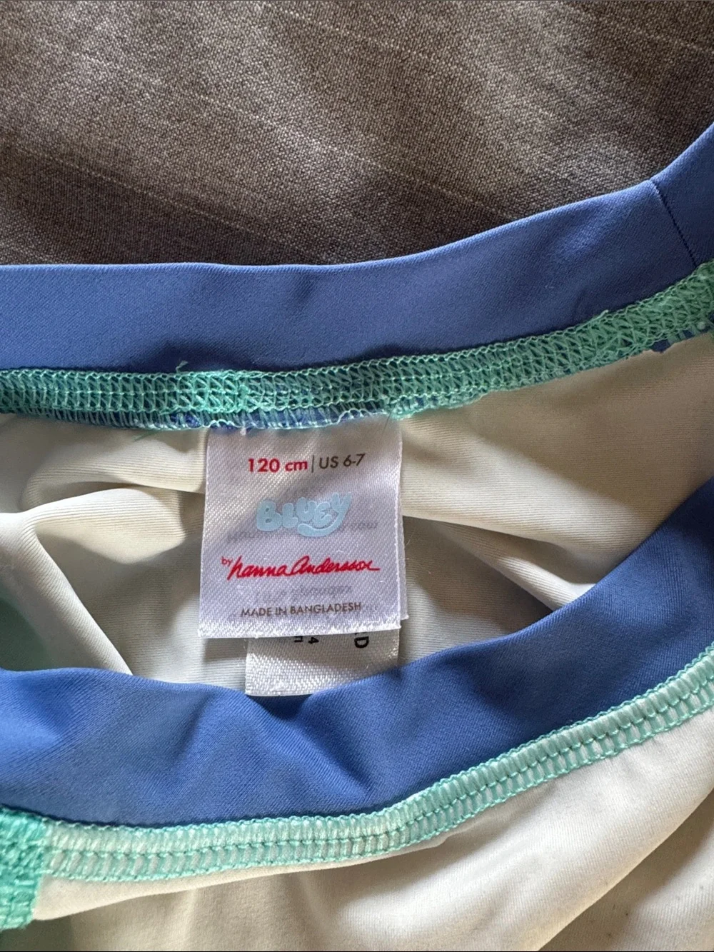 Hanna Andersson Bluey Swim Set 6/7